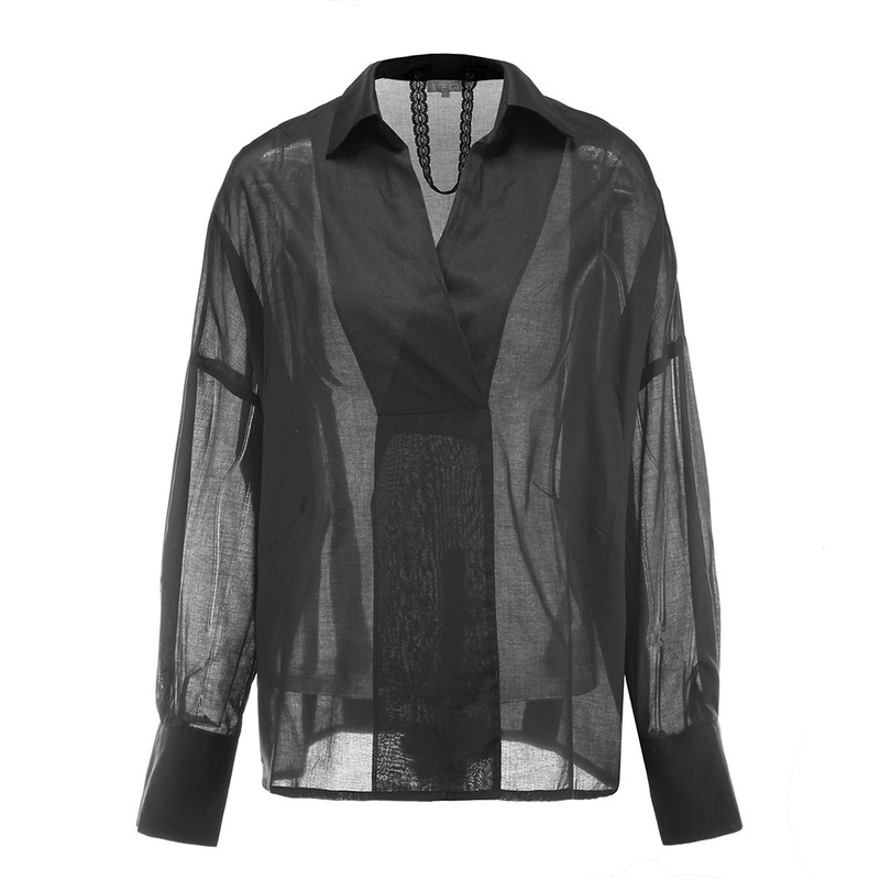 Style Décontracté À Manches Longues En Maille T-Shirt | VoguesUs