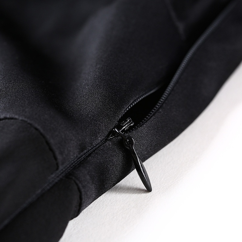 Sexy Silk Mesh Sleeveless Cape T-shirt With Side Zipper | VoguesUs