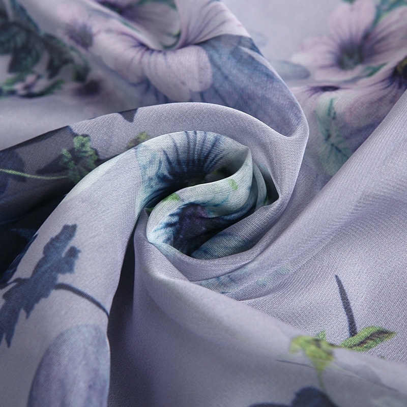 Eleganten V-Ausschnitt Ärmelloses Double-Layer-Floral Print Kleid Mit Taille