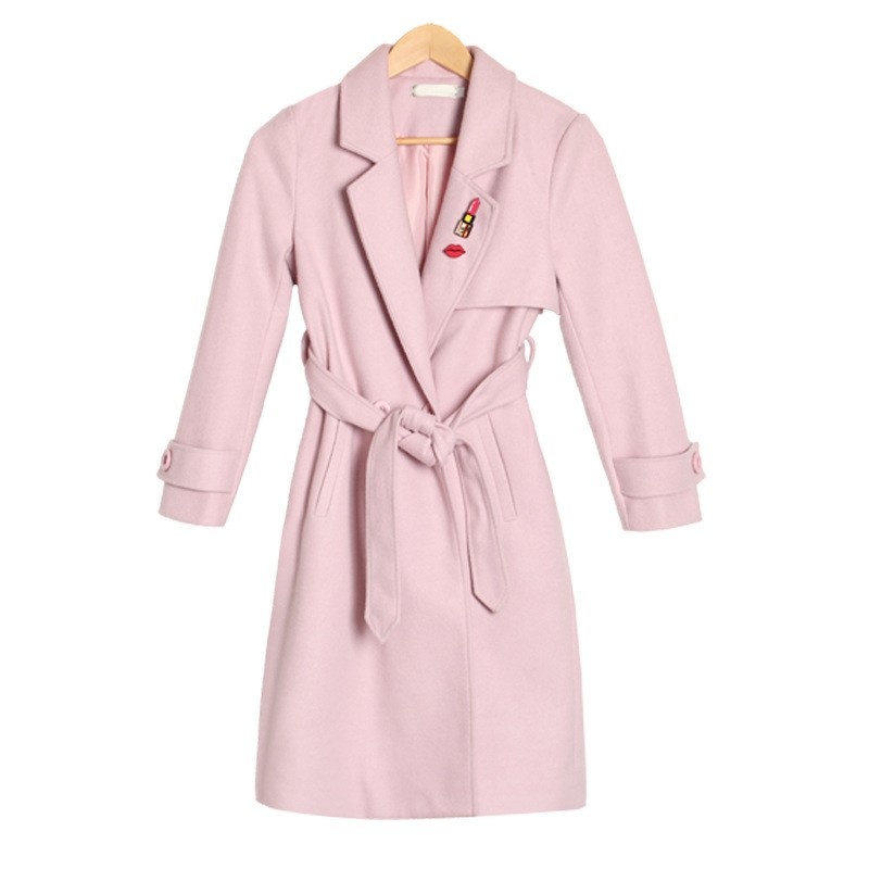 Simple Wool Cashmere Coat | VoguesUs