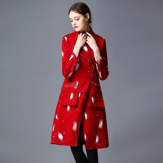 Personnalité Spécial Mode D'Impression Robe Manteau | VoguesUs
