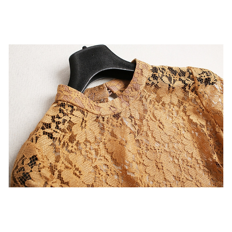 Gestrickte Weste Und Runde Spitze Shirt Und Wide-Leg-Gestrickte Hosen Set