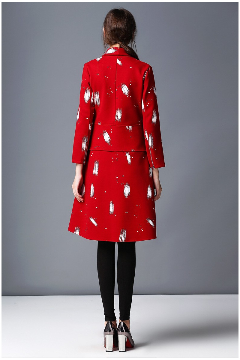 Persönlichkeit Besondere Mode-Druck-Kleid Mantel | VoguesUs