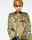 Intéressant Patch De Tissu De Mode De La Veste De Veste De Vol