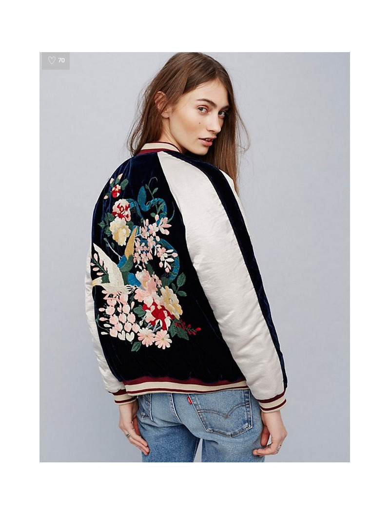 Exquise Broderie De Mode Beau De Veste De Baseball | VoguesUs
