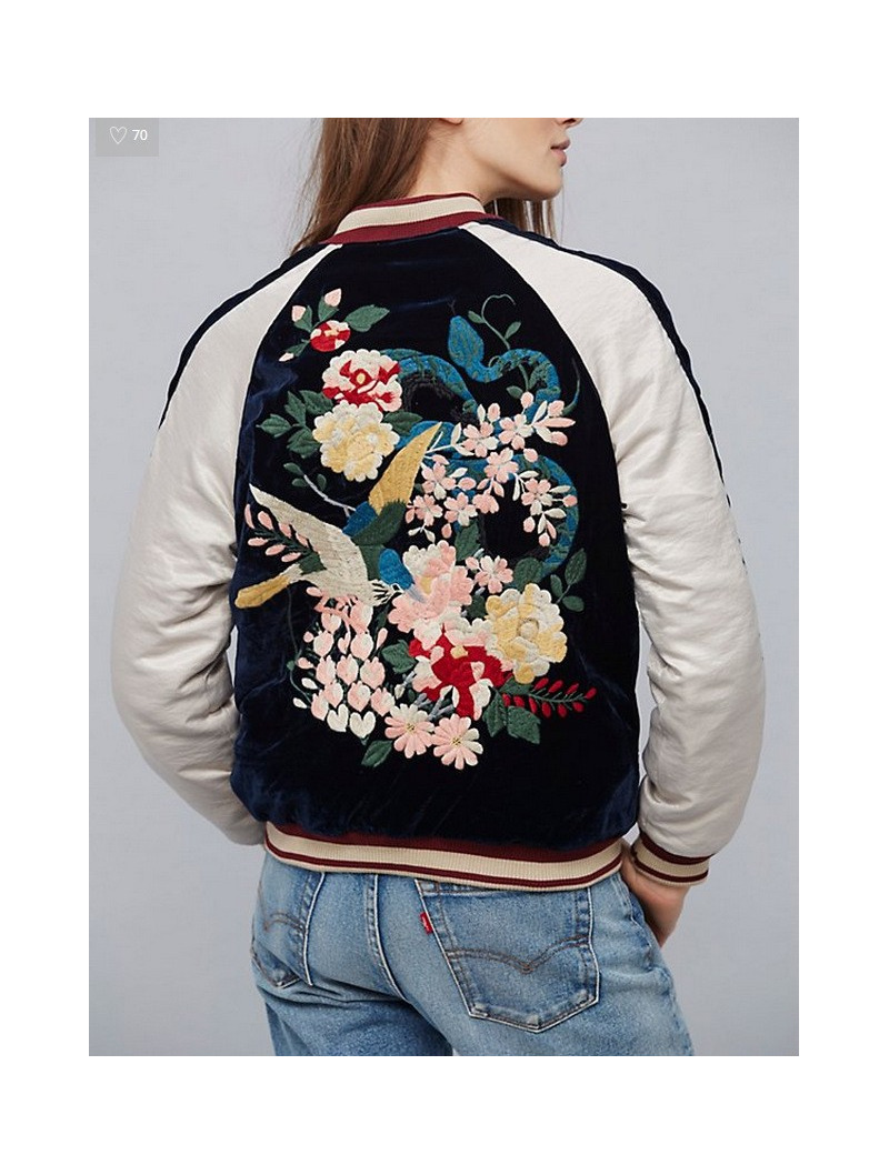 Exquise Broderie De Mode Beau De Veste De Baseball | VoguesUs