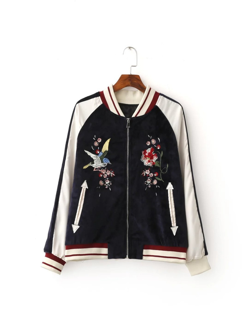 Exquise Broderie De Mode Beau De Veste De Baseball | VoguesUs