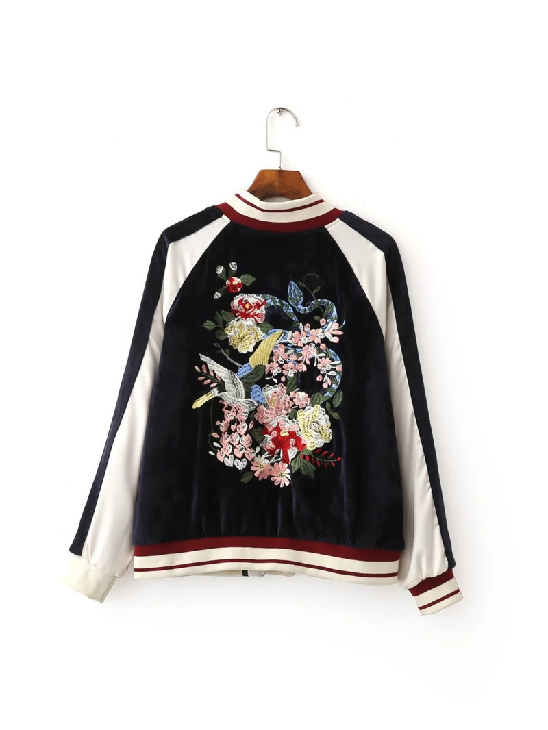 Exquise Broderie De Mode Beau De Veste De Baseball | VoguesUs