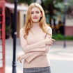 Hoher Kragen Warm Hedging Langarm-Sweet Lady Joker Pullover