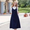 - Reißverschluss-Naht-Gurt-Lange, Ärmellose Harness Kleid