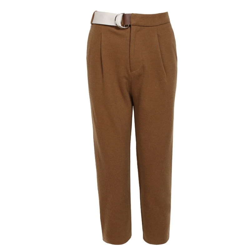 De Haute Taille Était Fine Boucle En Métal Sauvage, Décontracté Neuf Straight Jeans