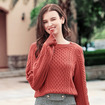 Twisted Zimt Warmen Pullover Bodenbildung