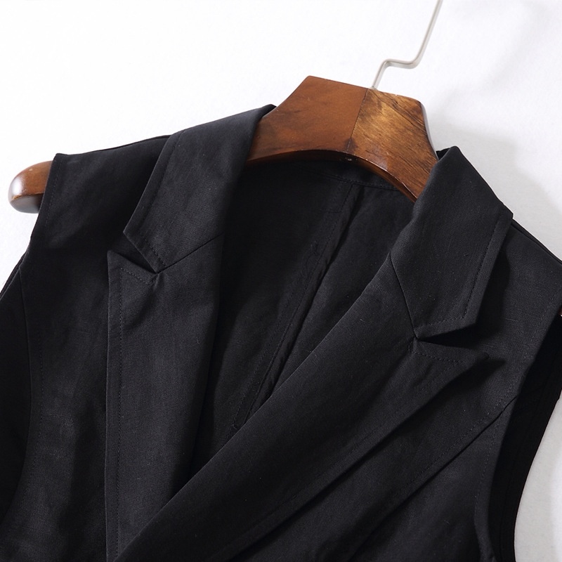 Melora Pleated Stitching Spliced Deep V Neck Casual Dress
