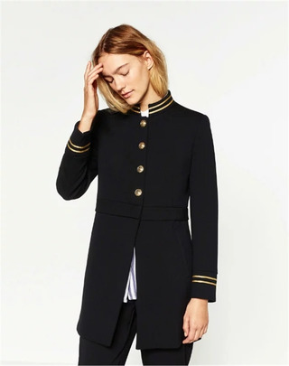 Capable Of Fashionable Uniform Wind Stitch Coat | VoguesUs