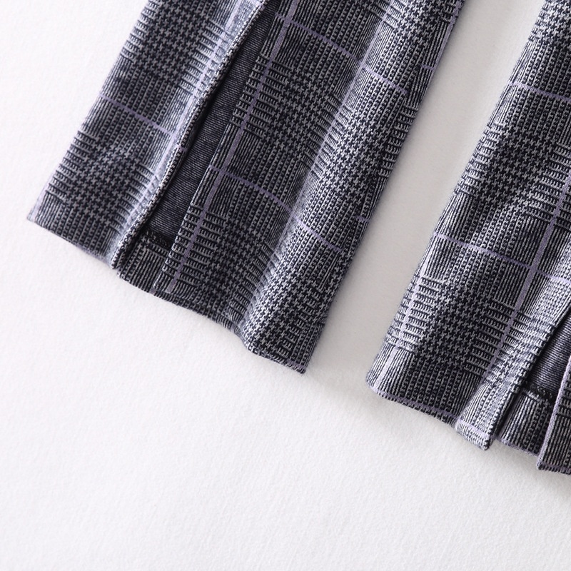 Vérifier Neuf Points De Split Taille Haute Bell-Bottoms