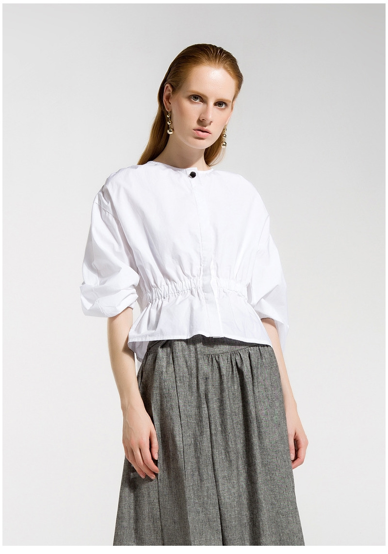 Sept Points De La Lanterne De Cardigan À Manches Cocon Shirt