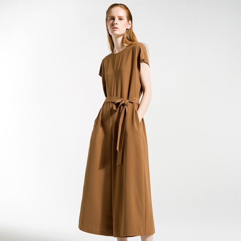 European And American Fashion Strap Wide Leg Pants