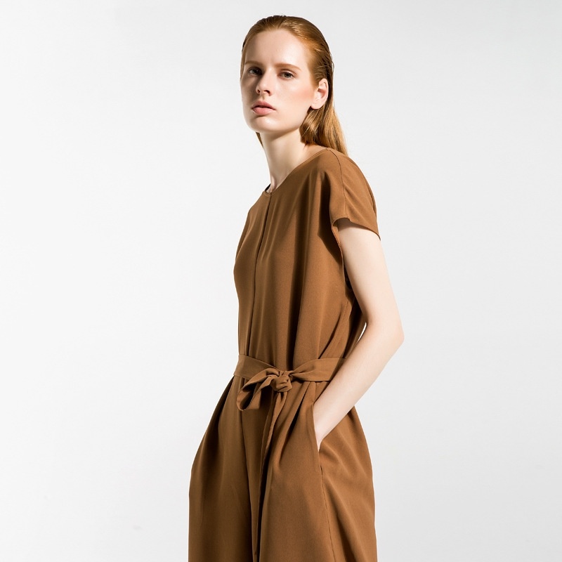 European And American Fashion Strap Wide Leg Pants