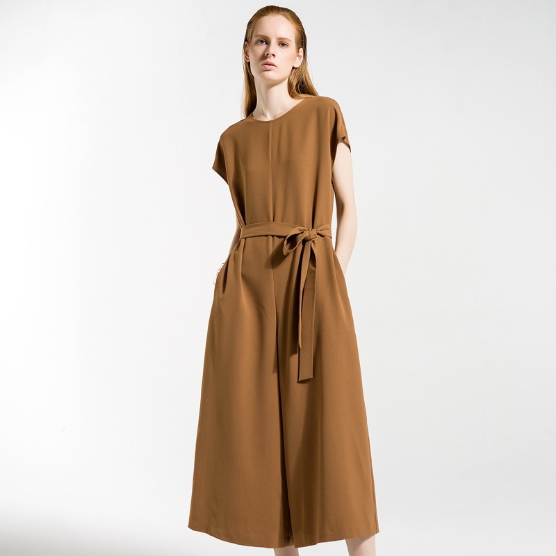 European And American Fashion Strap Wide Leg Pants