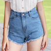 High Waisted Jeans Short