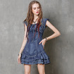 Cowboy Vintage Brodé Frill Robe De