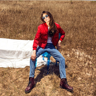 Mode-Klassiker Feine Stickerei Kurze Down Jacke | VoguesUs