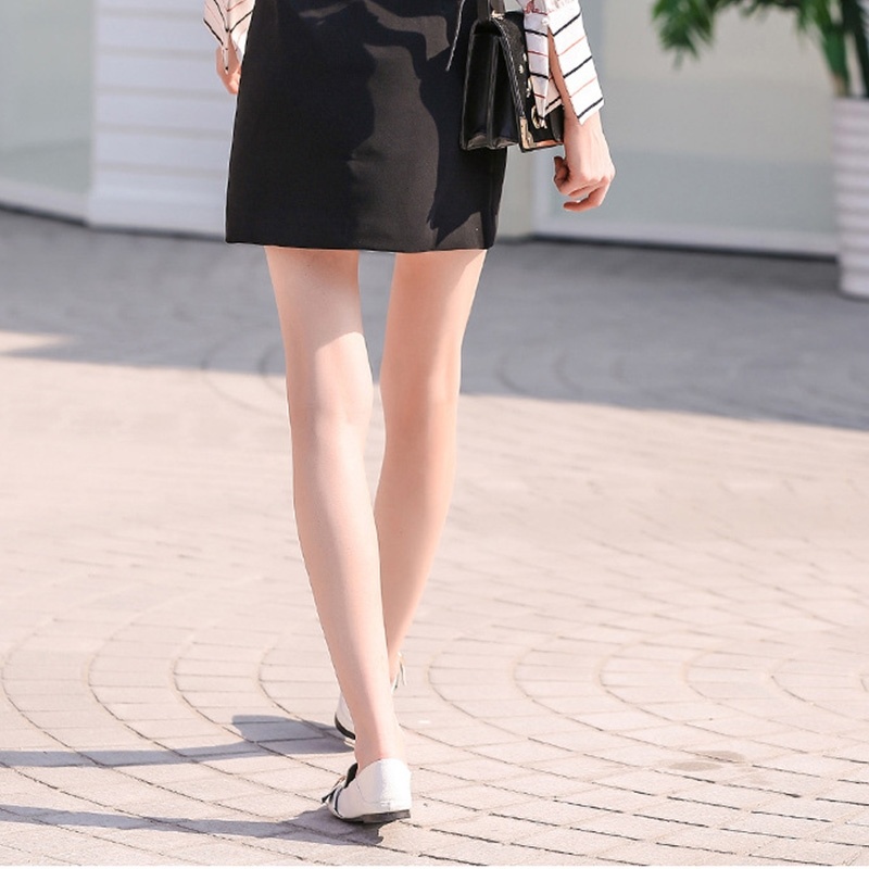 Solid A-line Skirt