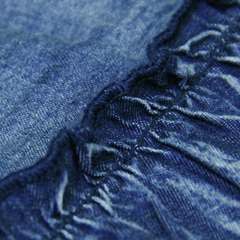 Lace Stitching Retro Cowboy Skirt