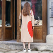 Fashion Simple Atmosphere Of The Long Spell Coat Color