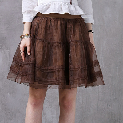 Organza Demi-longueur Volants de la Jupe Tutu | VoguesUs