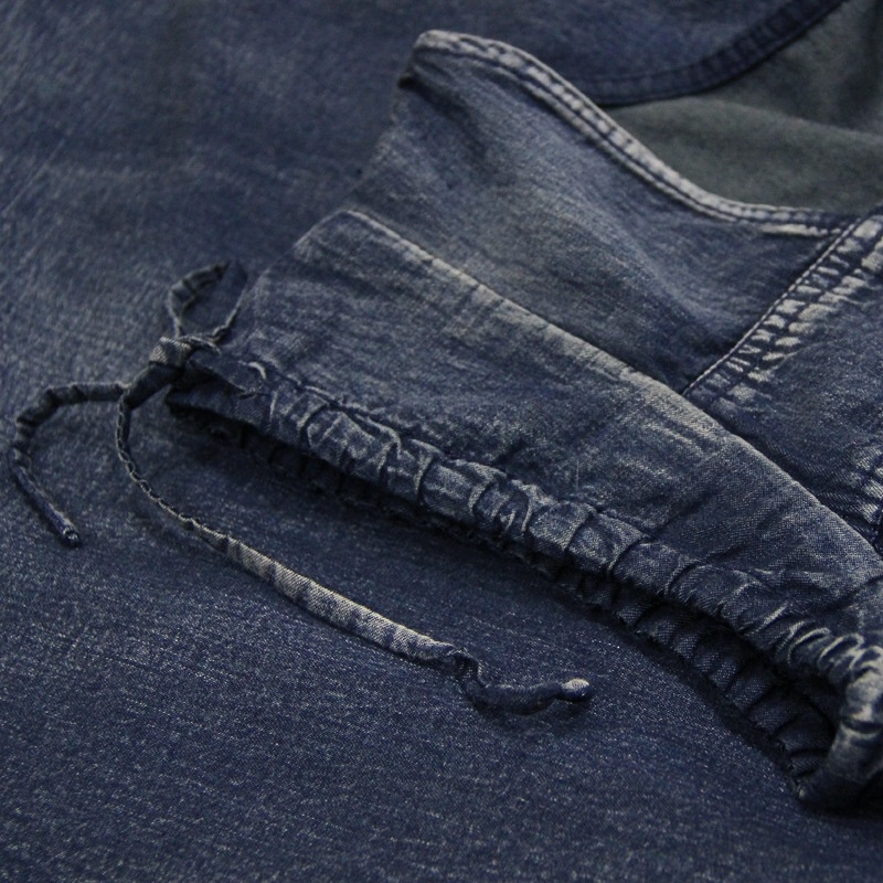 Elegant Denim Skirt Vintage Waist Dress