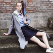 Sweet Pure Cute College Wind Wool Coat