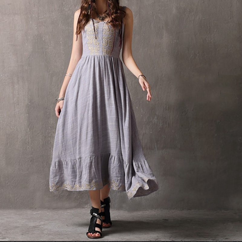 Retro Harness Large Swing Dress