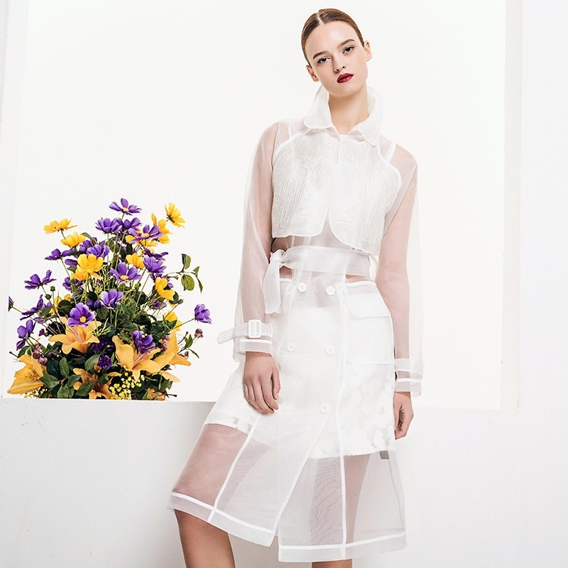 Dulce De Manga Larga Bordado De Novia De Organza En Capas Vestido De