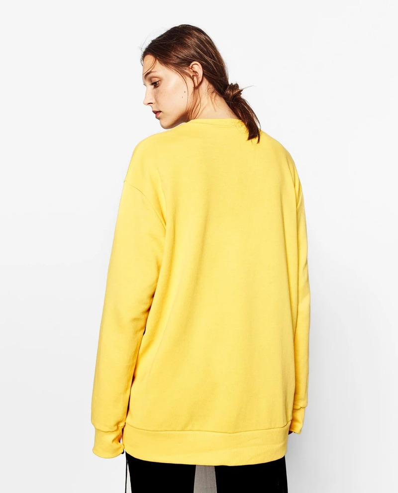 Décontracté, La Mode Décontractée Lettres Avec Un Sweat-Shirt Imprimé