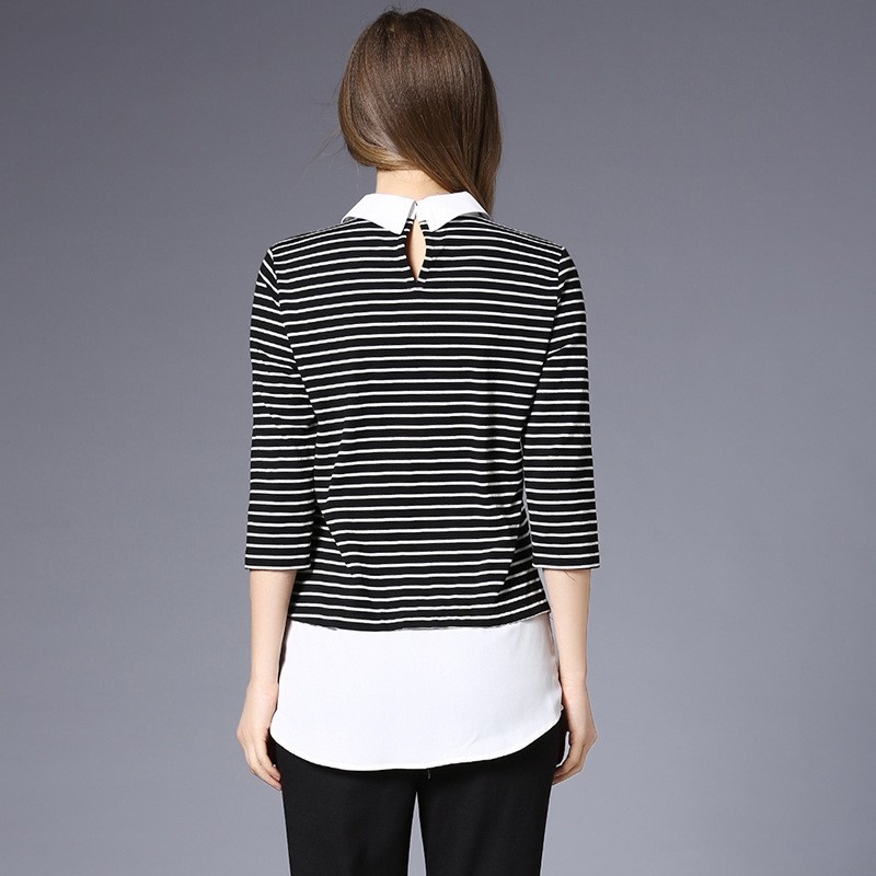 Pura Y Simple Muñeca De Rayas Raya Blusa