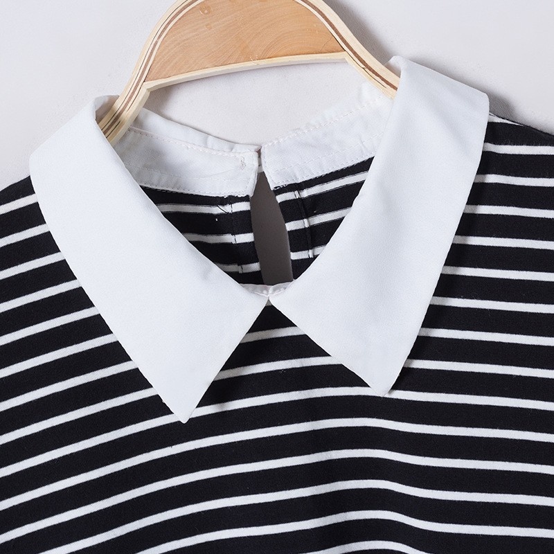 Pura Y Simple Muñeca De Rayas Raya Blusa