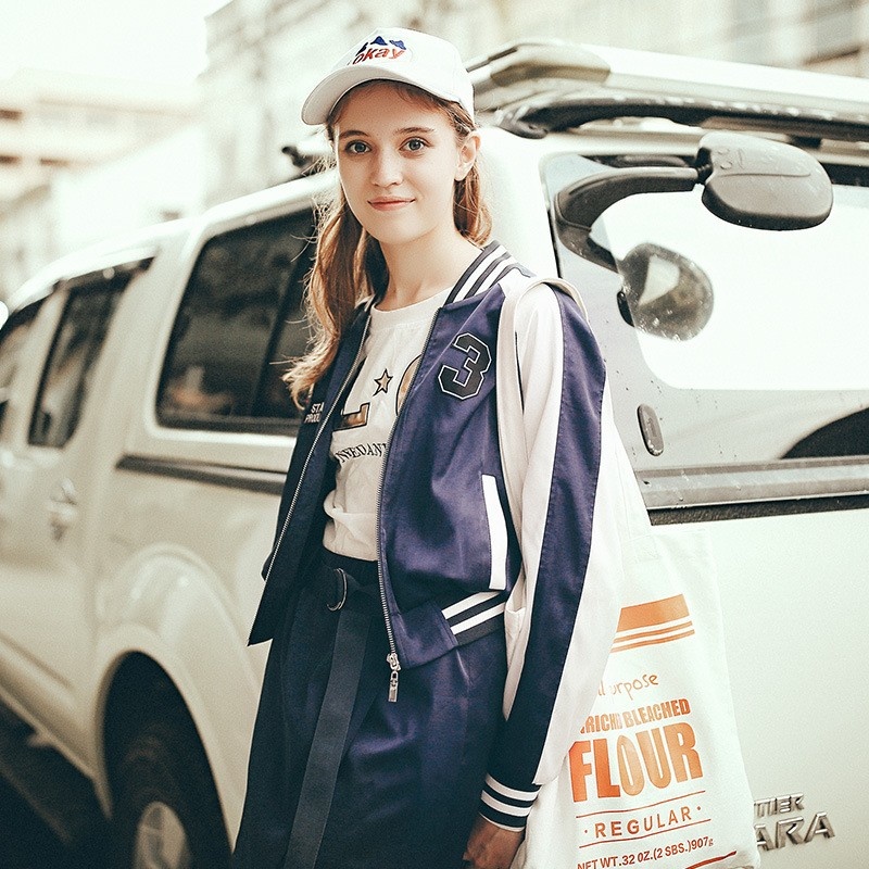 Lively Youth With Casual Sports Wind Casual Baseball Suit | VoguesUs