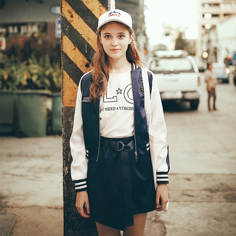 Lively Youth With Casual Sports Wind Casual Baseball Suit | VoguesUs