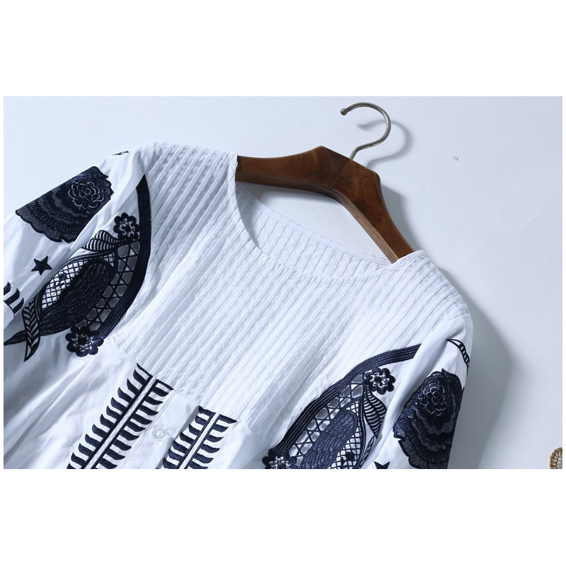 Douce De Mode De Coton De La Broderie Couture Robe | VoguesUs