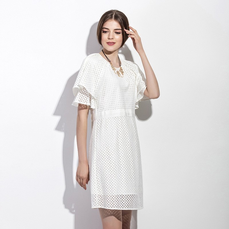 Elegant Fashion Fresh Lace A Type Dress | VoguesUs