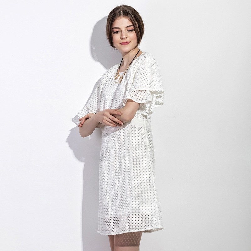 Elegant Fashion Fresh Lace A Type Dress | VoguesUs