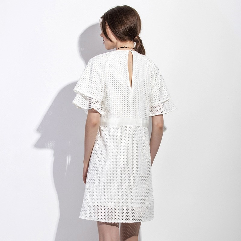Elegant Fashion Fresh Lace A Type Dress | VoguesUs
