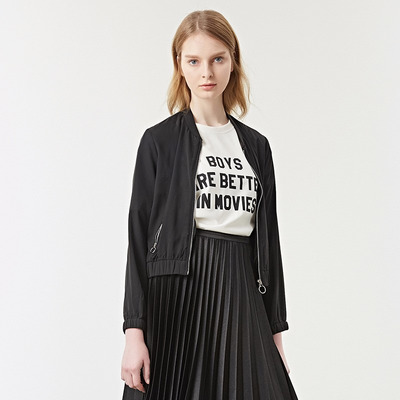 Mode-Einfache Und Lässige Reißverschluss Kurze Jacke | VoguesUs