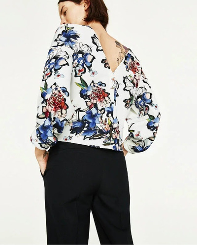 Simple And Stylish Prints Loose Jacket | VoguesUs