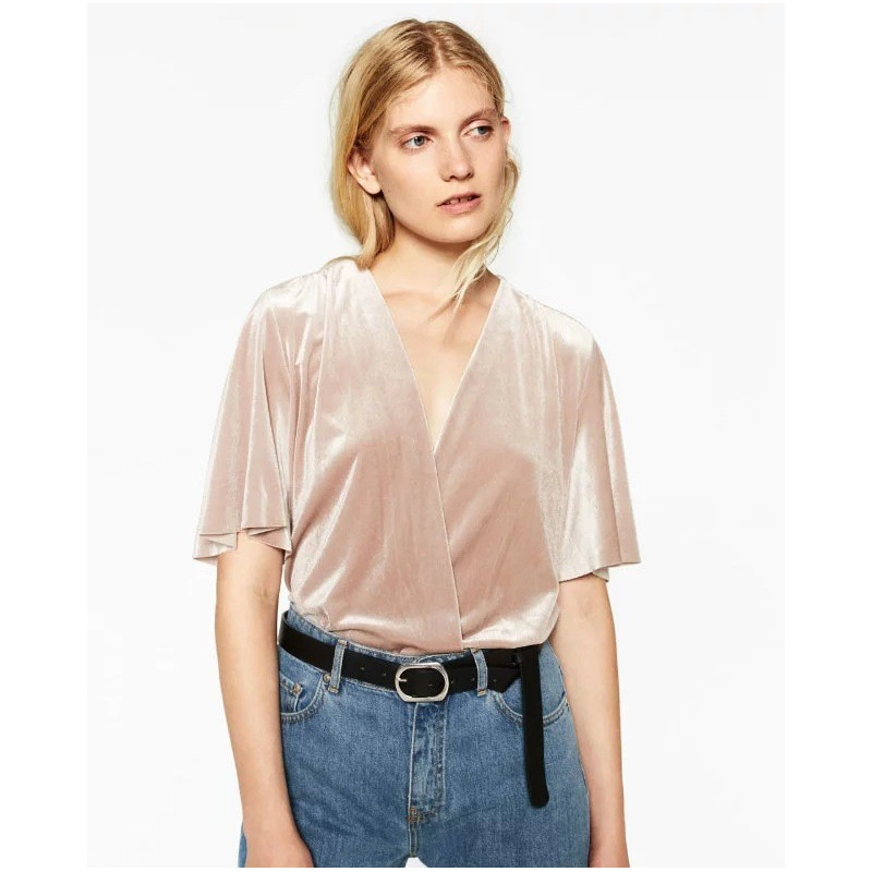 Super Sexy Deep V Fashion Personality Velvet Siamese Pants | VoguesUs