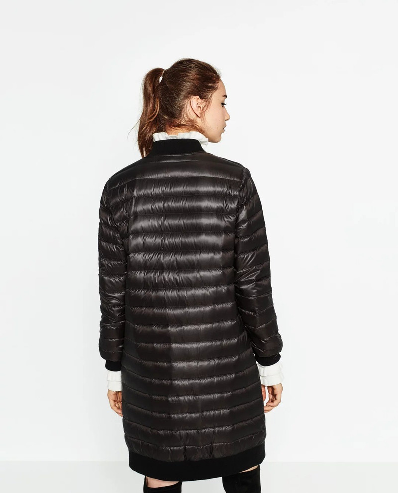 Simple And Lightweight In The Long Section Of Down Jacket | VoguesUs