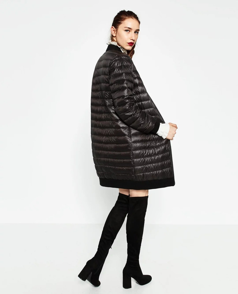 Simple And Lightweight In The Long Section Of Down Jacket | VoguesUs