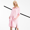 Pink Sweet And Fresh Casual Loose T-Shirt Dress