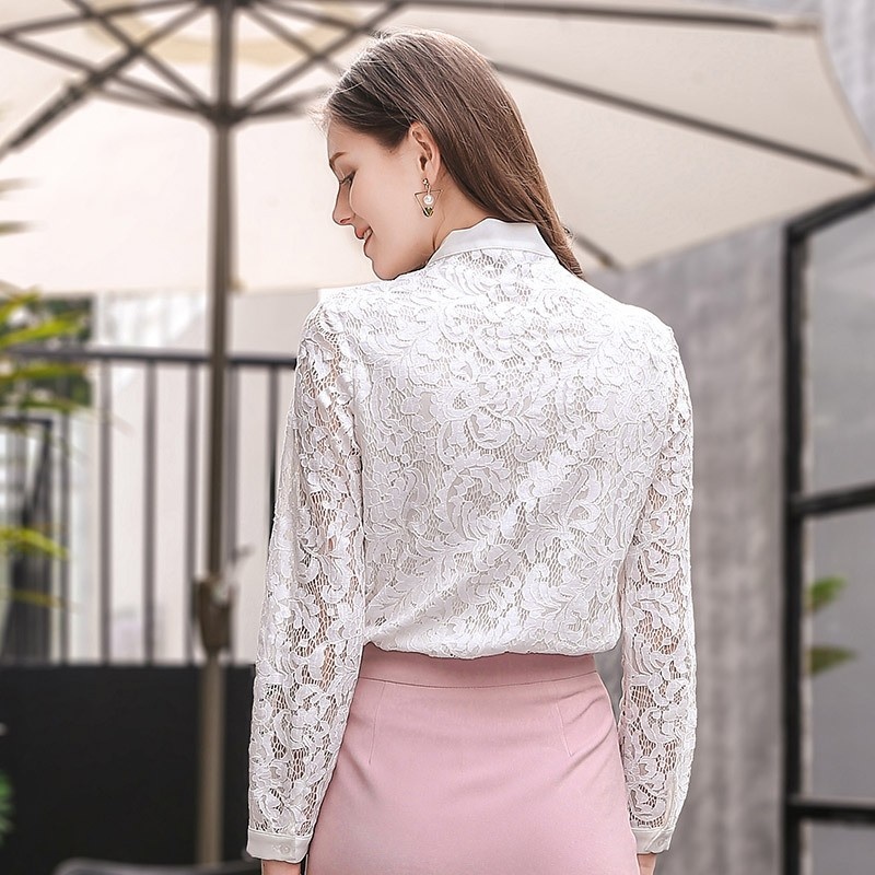 Dulce De La Moda Cutwork De Encaje Con Lazo Detalle De Collar De La